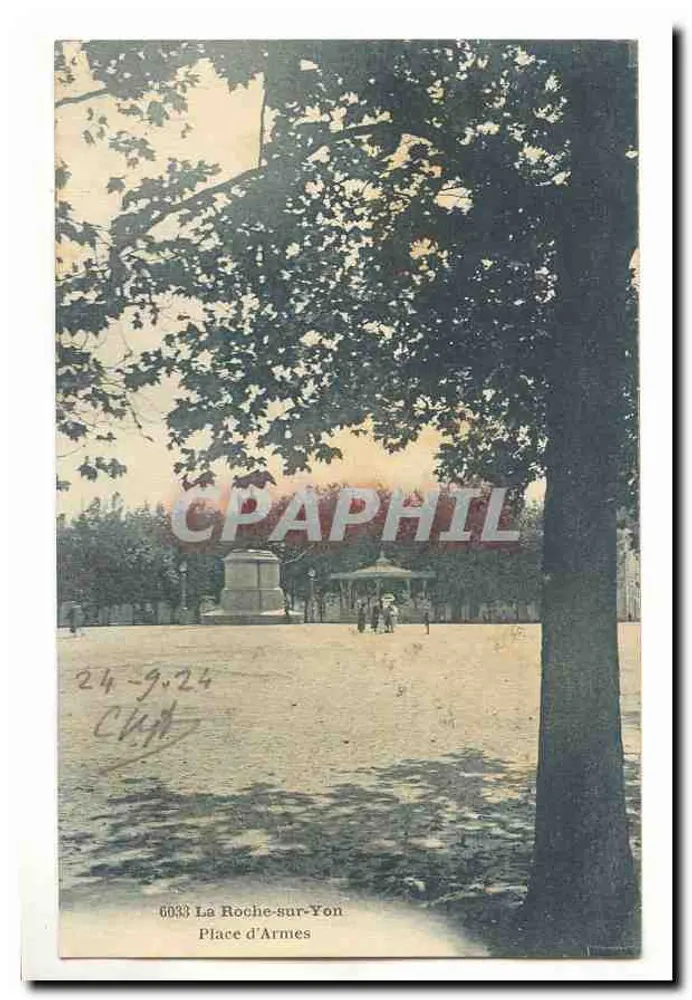 La Roche-sur-Yon — Place d'Armes — editor C.P.A. n° 6833 - Frente
