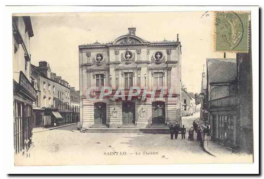 Saint-Lô — O Teatro — J. Jégo - Frente