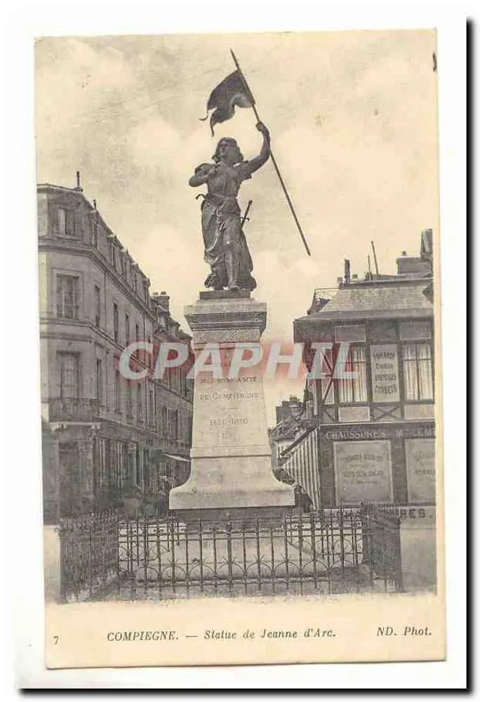 Compiegne — Beeld van Jeanne d'Arc — ND. Fot. - Voorkant