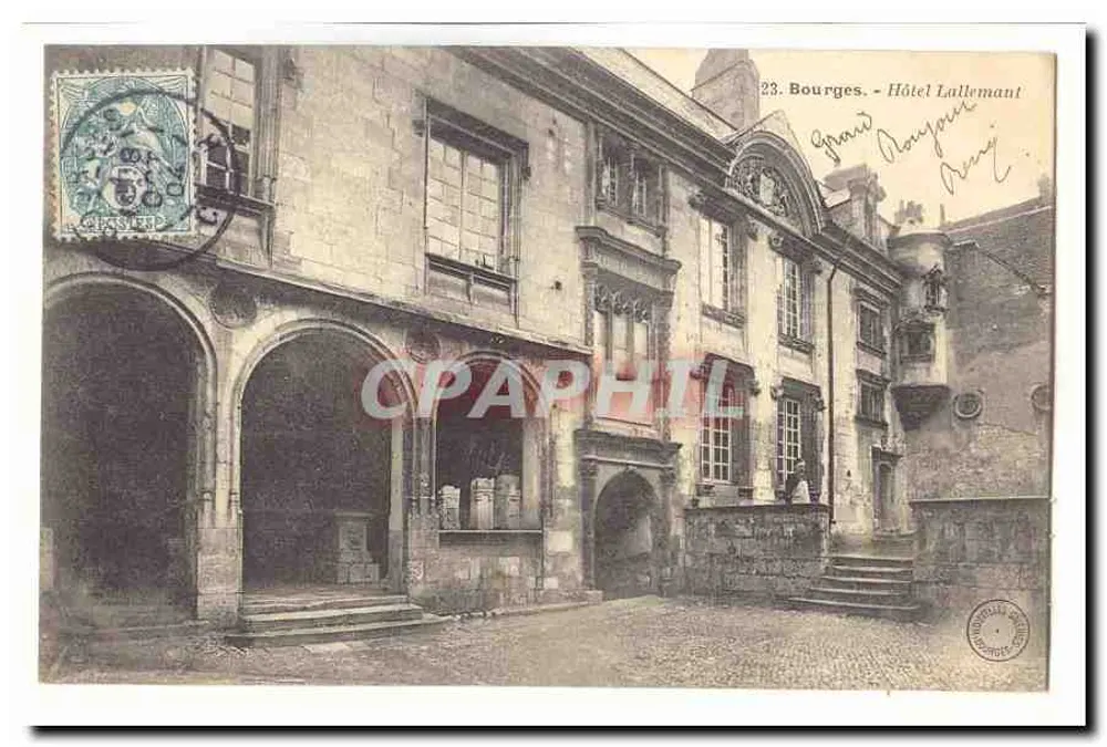 Bourges - Hotel Lallemant — editor anônimo, n° 23 - Frente