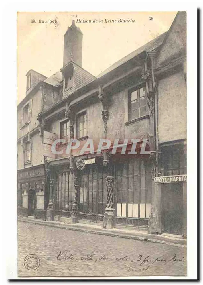 Bourges — Huis van de Witte Koningin — C. Michelin - Voorkant