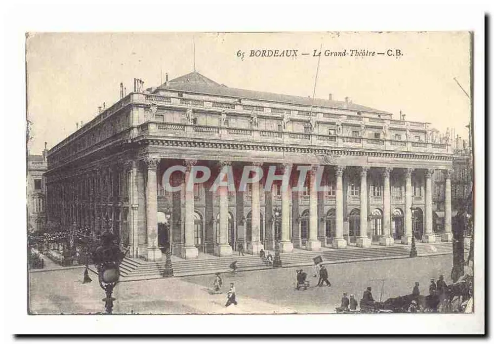 Bordeaux — O Grand-Théâtre — C.B. - Frente