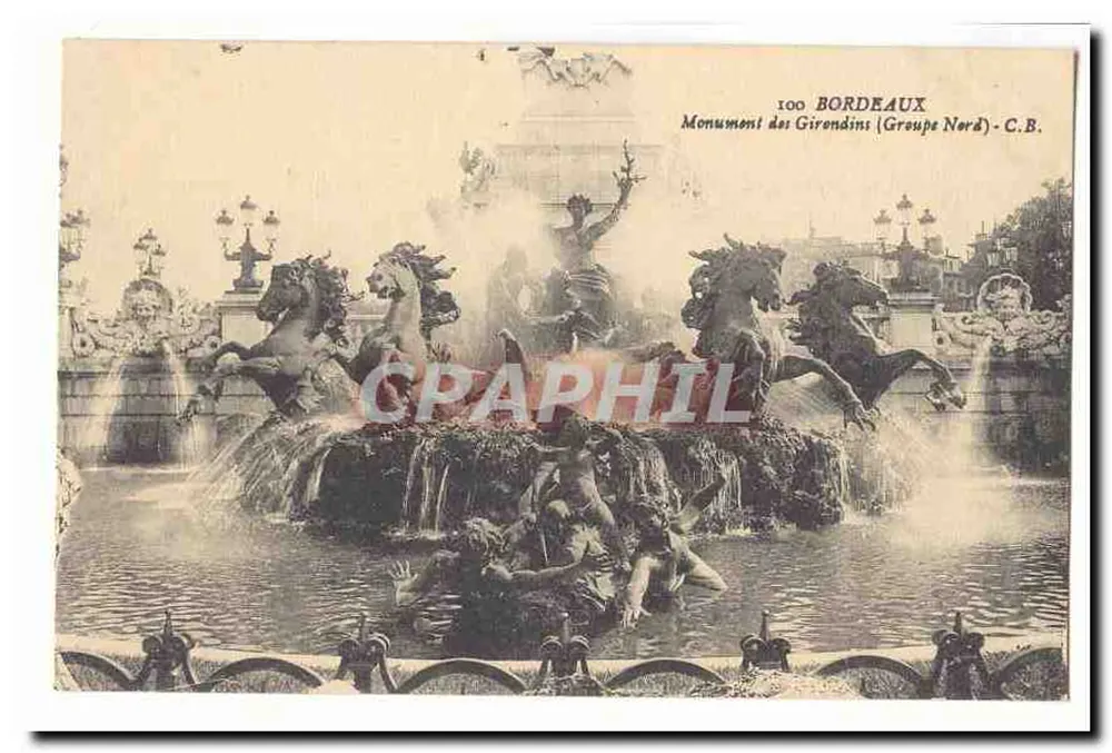 Monument der Girondins (Groupe Nord) — Bordeaux — C.B. - Vorderseite