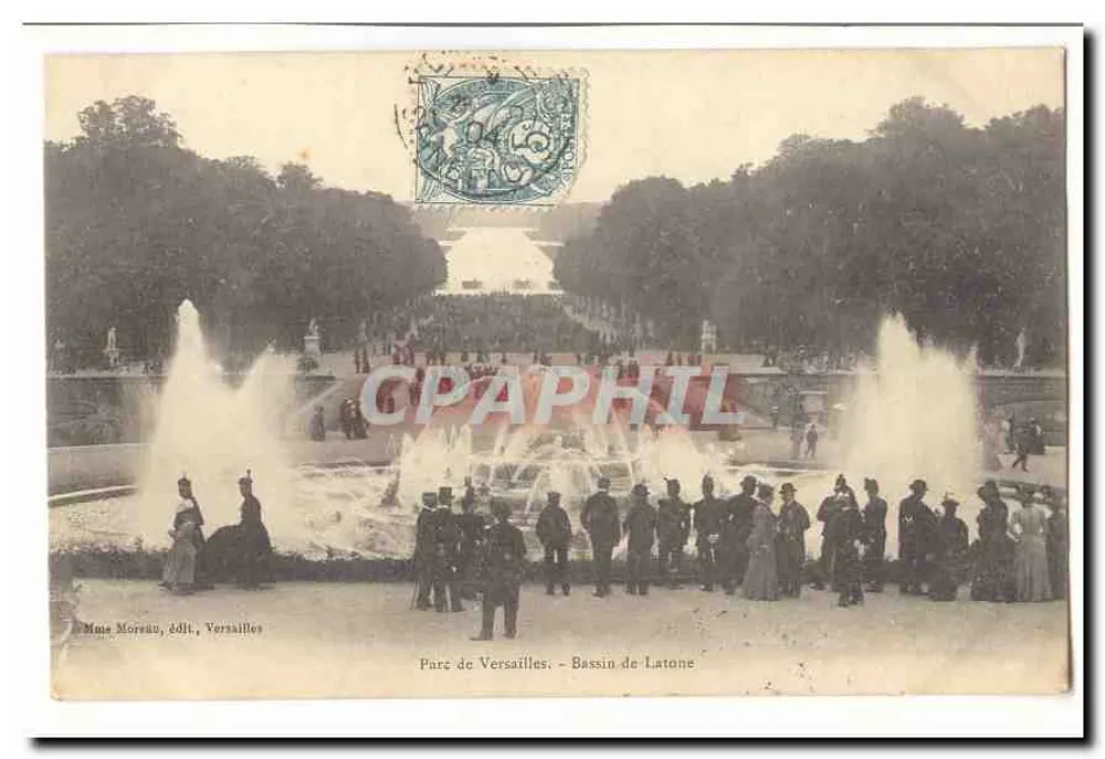 Parque de Versalhes — Bassin de Latone — Mma Moreau, editora, Versalhes - Frente