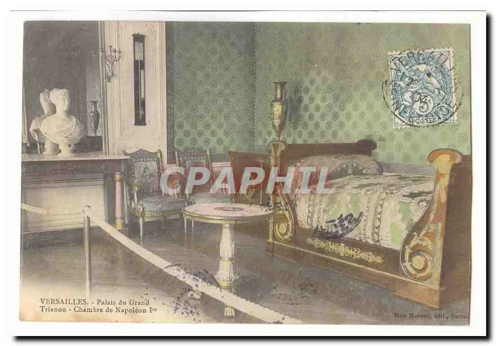 Versailles - Schloss des Grand Trianon - Zimmer von Napoleon I - Mme Moreau, Verlag, Vertaill - Vorderseite
