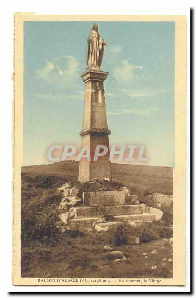 Ballon d'Alsace — Statue der Jungfrau am Gipfel — n° 147 - Vorderseite