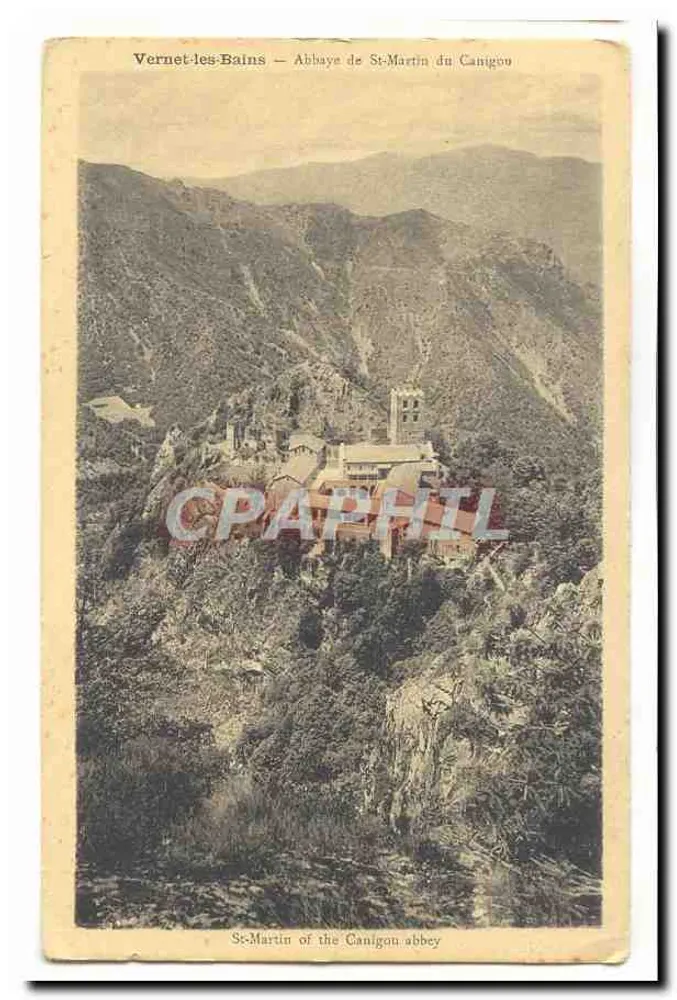 Vernet-les-Bains — Abtei St-Martin du Canigou - Vorderseite