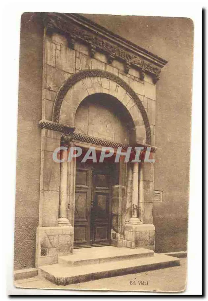 Kirchenportal — romanischer Stil — Verlag Vidal - Vorderseite