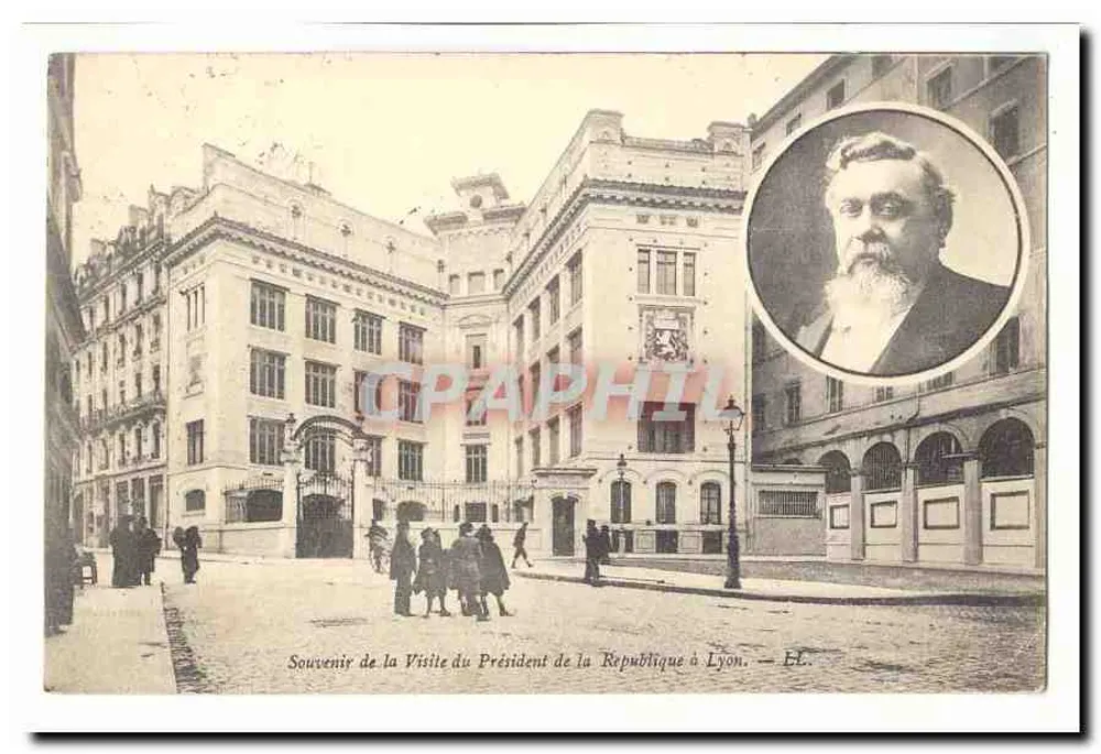 Besuch des Präsidenten der Republik in Lyon — Verleger C. L. - Vorderseite