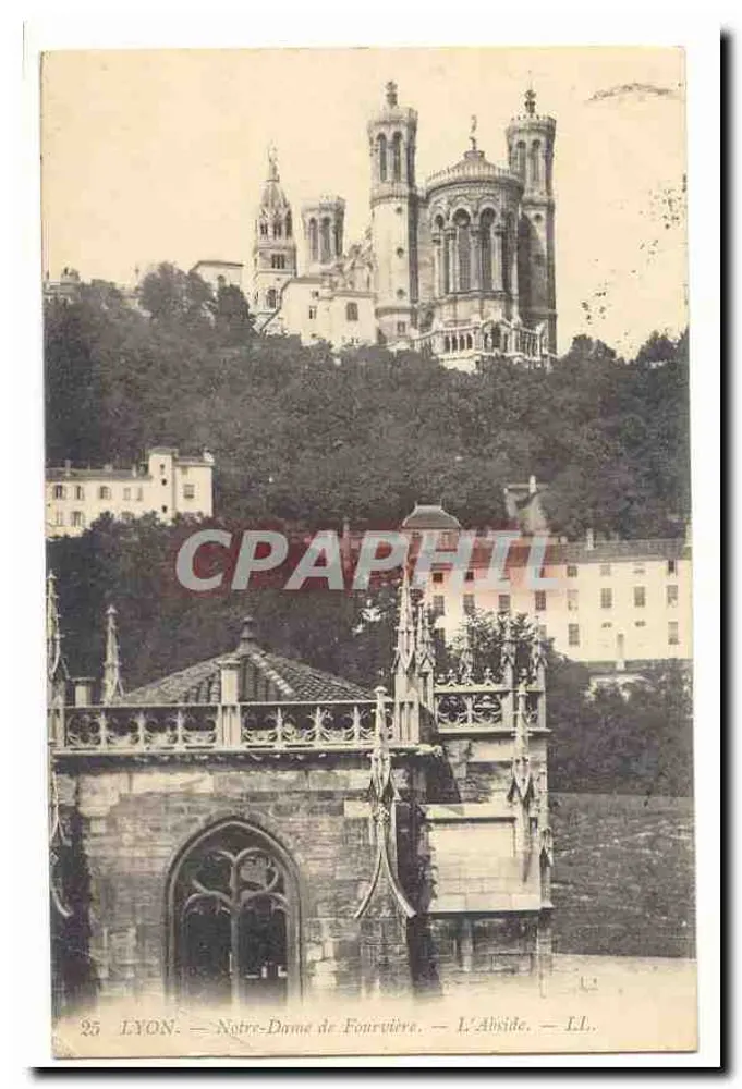 LYON — Nossa Senhora de Fourvière — A Abside — LL. - Frente