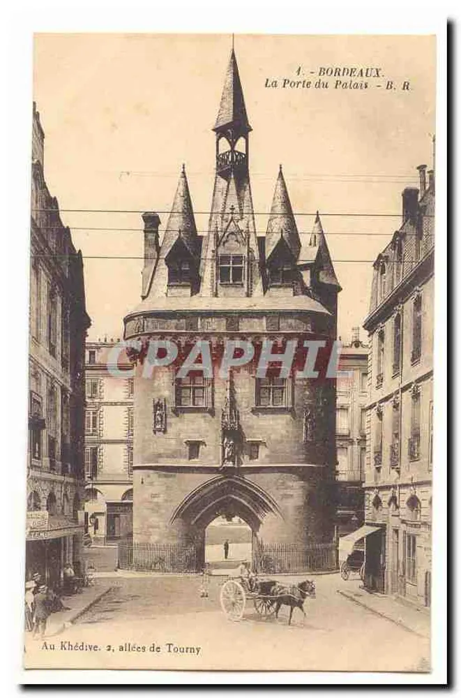 Bordeaux — A Porta do Palácio — B. R. - Frente