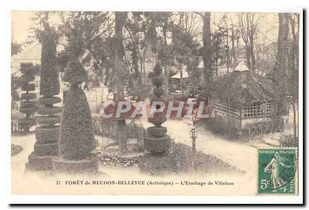 Wald von Meudon-Bellevue (Künstlerisch) — Das Hermitage von Villebon - Vorderseite