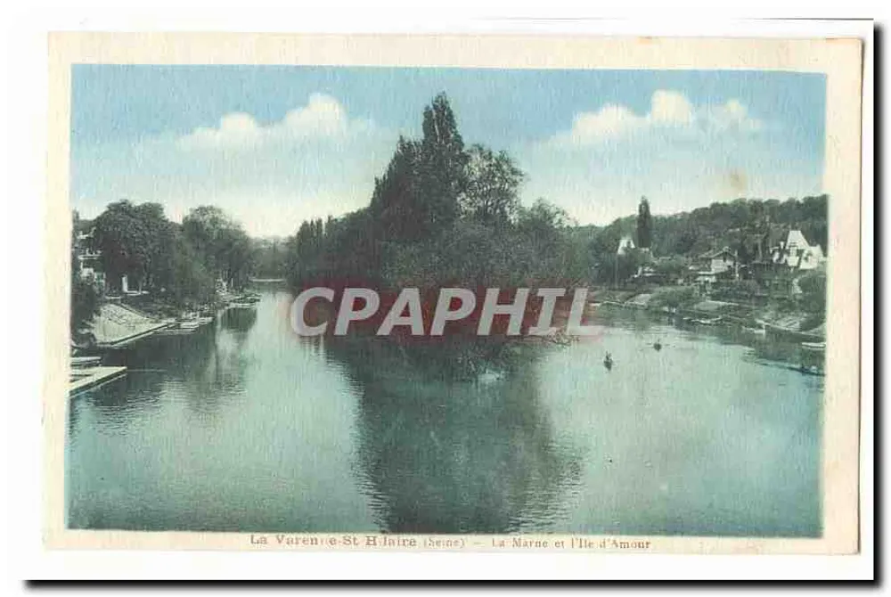 La Varenne-St-Hilaire (Seine) — Die Marne und die Île d'Amour - Vorderseite