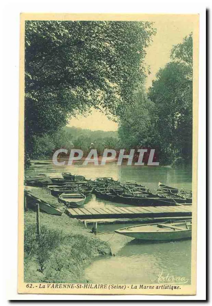 La Varenne-Saint-Hilaire (Seine) — Künstlerische Marne — Verlag Auterna, Nr. 62 - Vorderseite