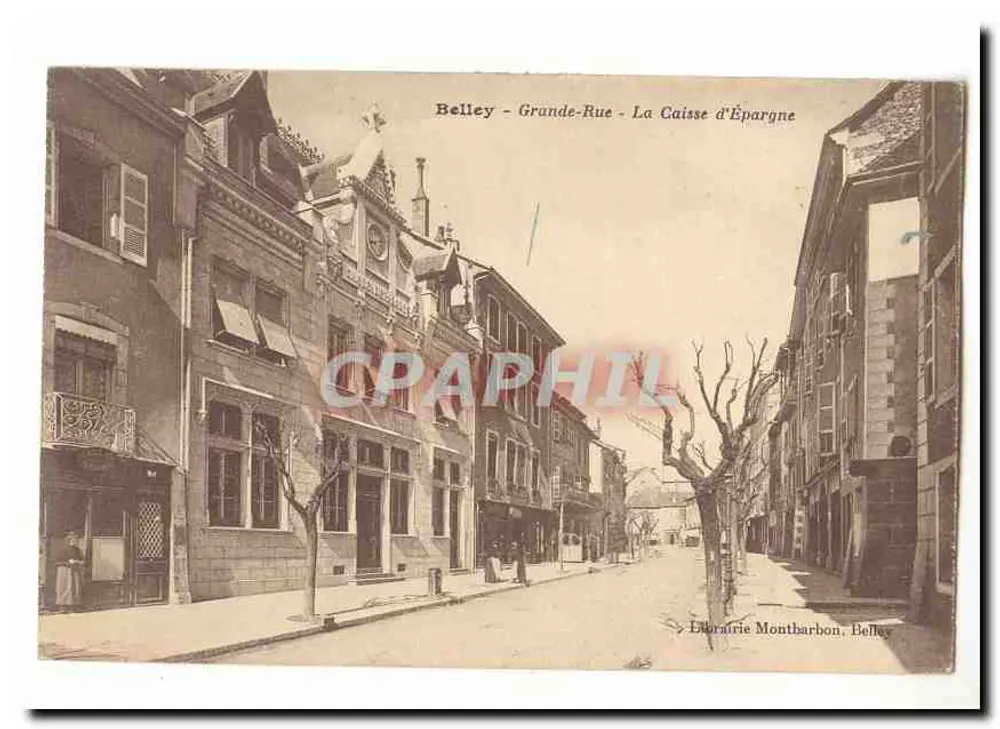 Belley - Grande-Rue - Die Sparkasse - Vorderseite