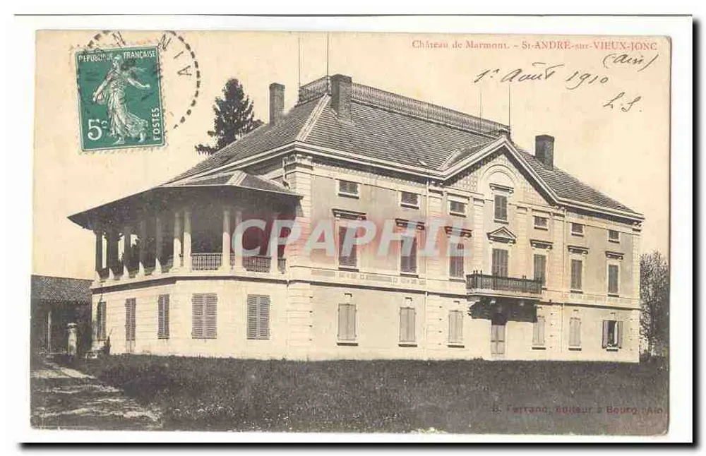 Castelo de Marmont — St-André-sur-Vieux-Jonc — B. Ferrand, editor em Bourgoin - Frente