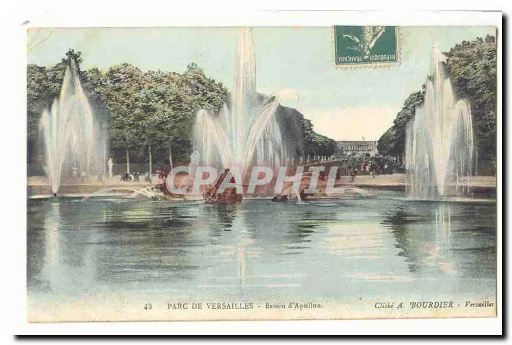 Parque de Versailles - Bassin de Apoillon — Châtel A. BOURDIER - Versailles - Frente