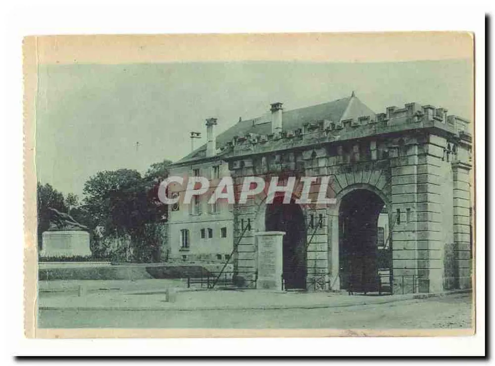 Portal do castelo de Vincennes — Paris — número de série ilegível - Frente