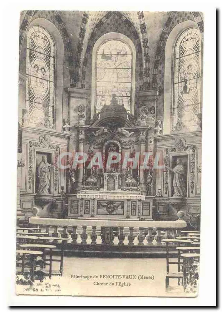 Pilgerreise von BENOITE-VAUX (Messe) — Chor der Kirche — Verleger L. 108 - Vorderseite
