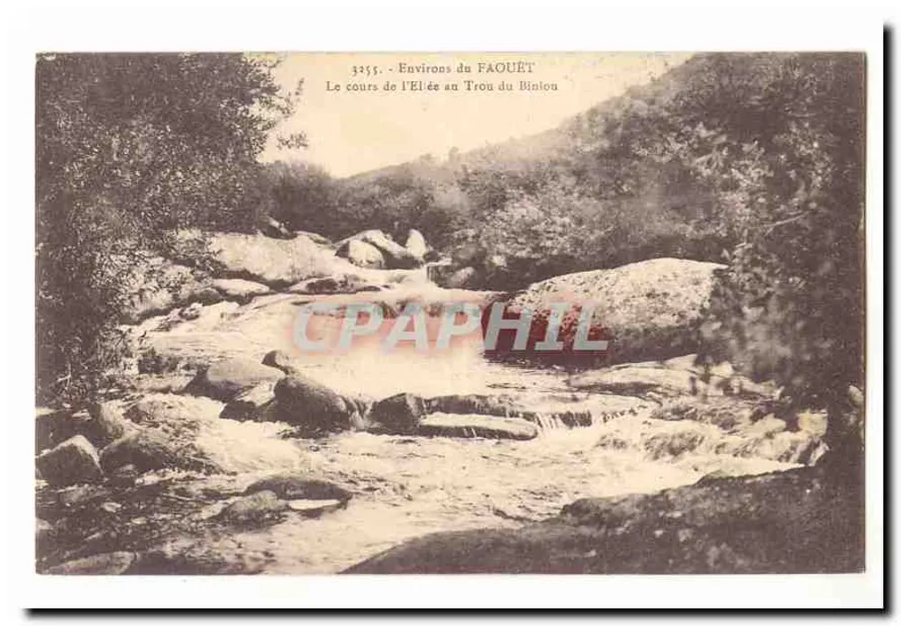 Um Faouet — Der Verlauf der Elée am Trou du Bintou — 3255 - Vorderseite