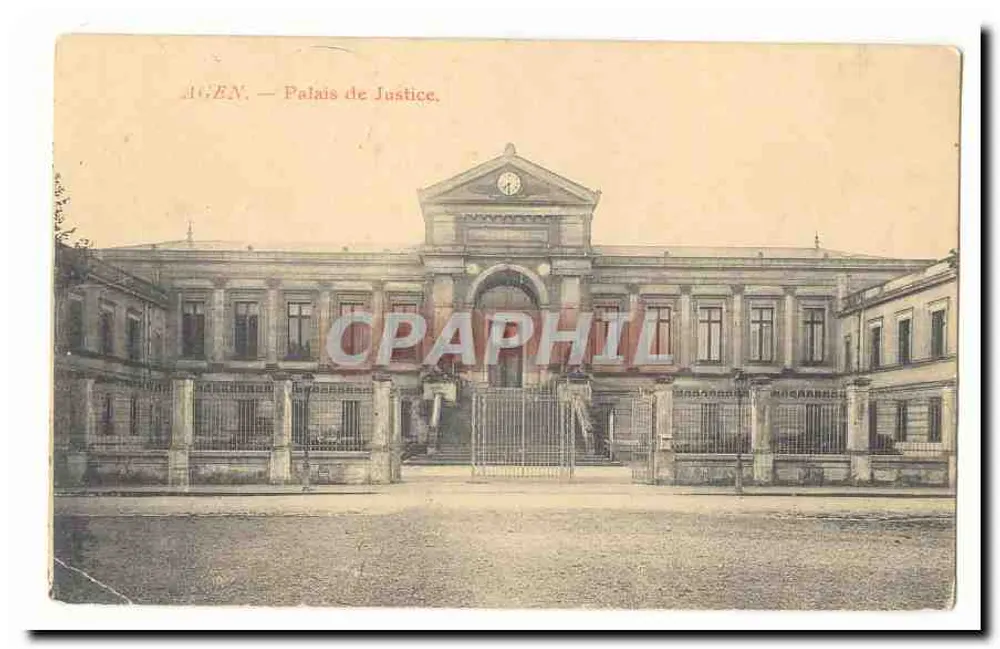 Agen — Palácio de Justiça - Frente