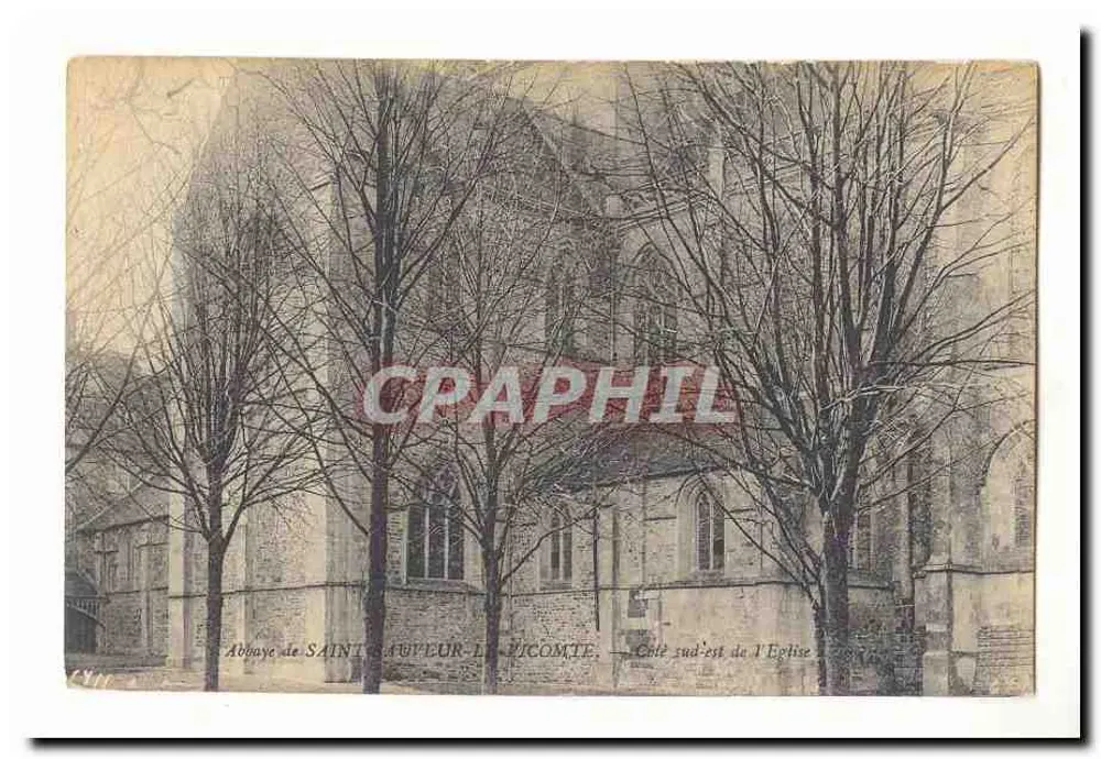 Abtei Saint-Aubin-le-Vicomte — Südöstlicher Teil der Kirche - Vorderseite