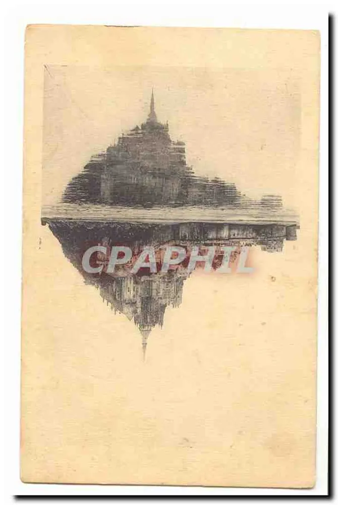 Reflektierter Tempel — Inversions-Effekt — - Vorderseite