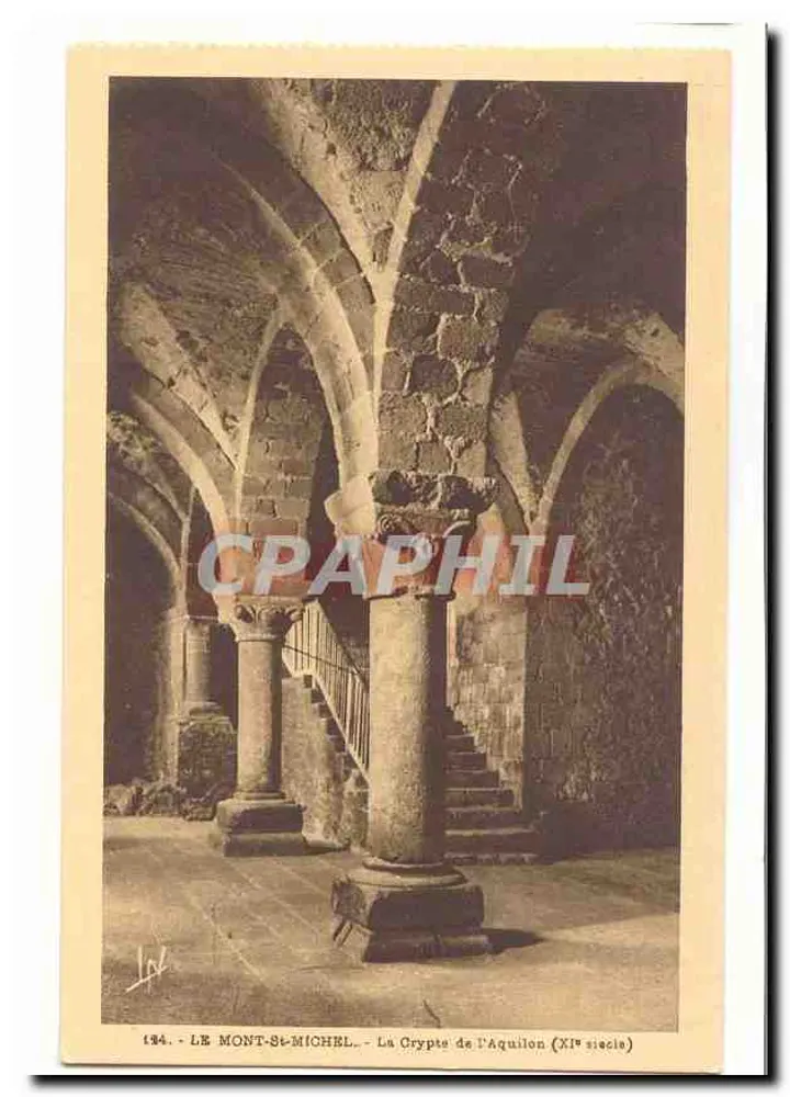 LE MONT-SAINT-MICHEL — Die Kirche des Aquilon (11. Jahrhundert) — n°134 - Vorderseite
