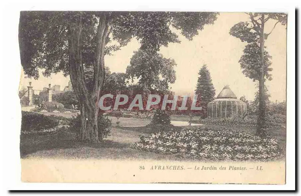 Avranches — O Jardim das Plantas — I.L. - Frente