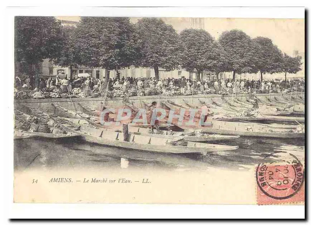 Amiens — O Mercado sobre a Água — LL. - Frente