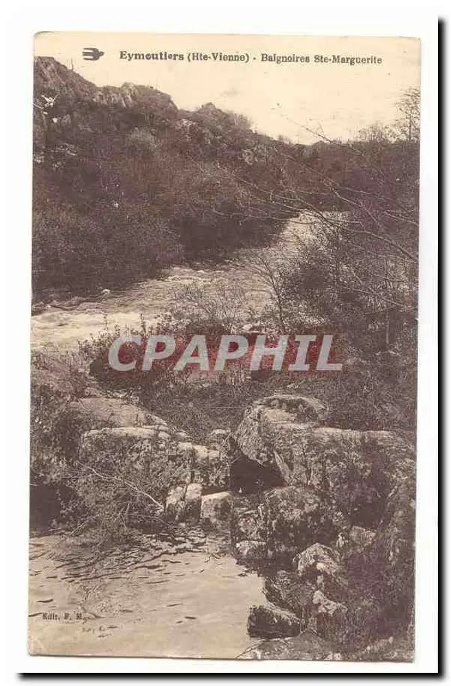 Eymoutiers (Hte-Vienne) - Banheiras de Santa Margarida — editor R. M. (ou R. M. L.) - Frente