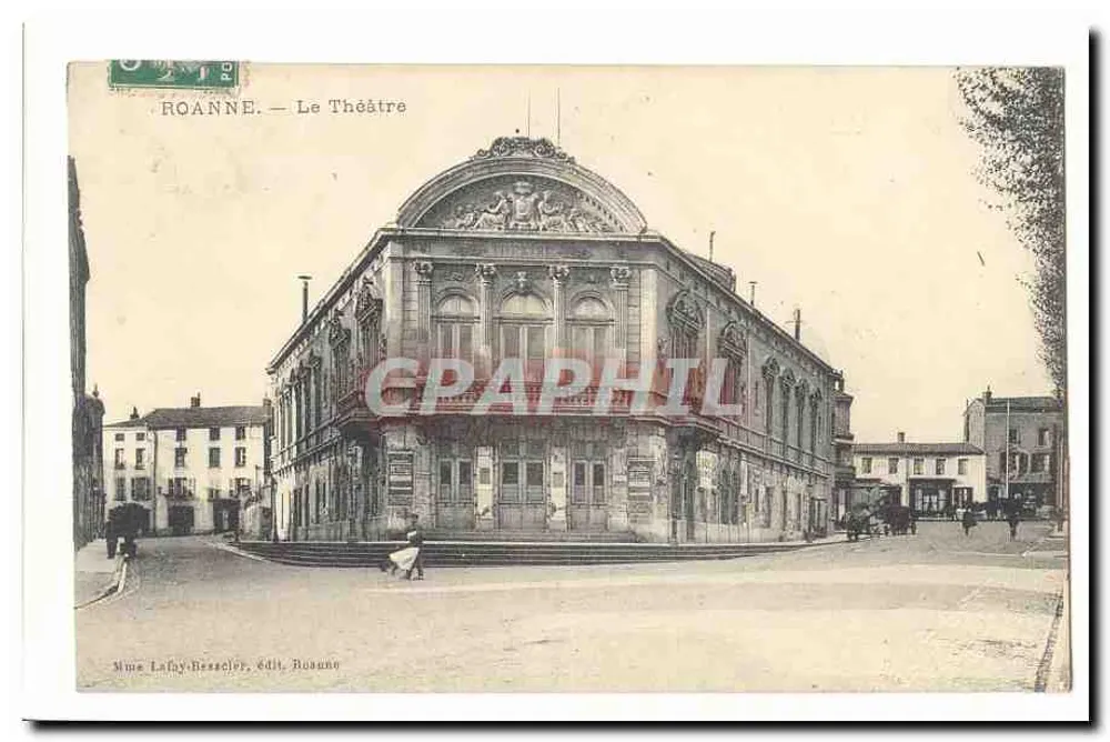 Roanne — O Teatro — Mme Lafay-Rieszjer, editor Roanne - Frente