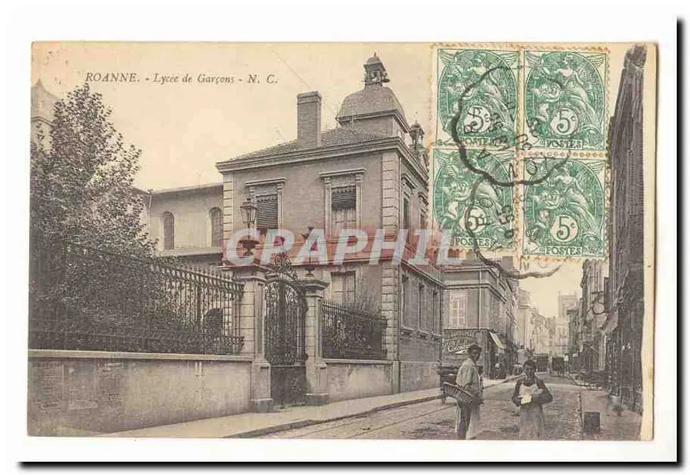 Roanne - Lycée de Garçons - N. C. - Frente