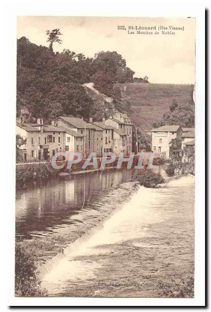 St-Léonard (Haute-Vienne) — Die Mühlen von Noblat — Ausgabe von Courrier de Cébazan - Vorderseite