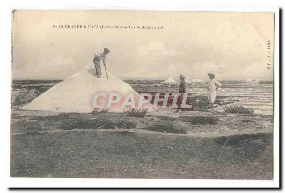De GUÉRANDE a HATZ (Loire-Inf.) — Os moulons de sal - Frente