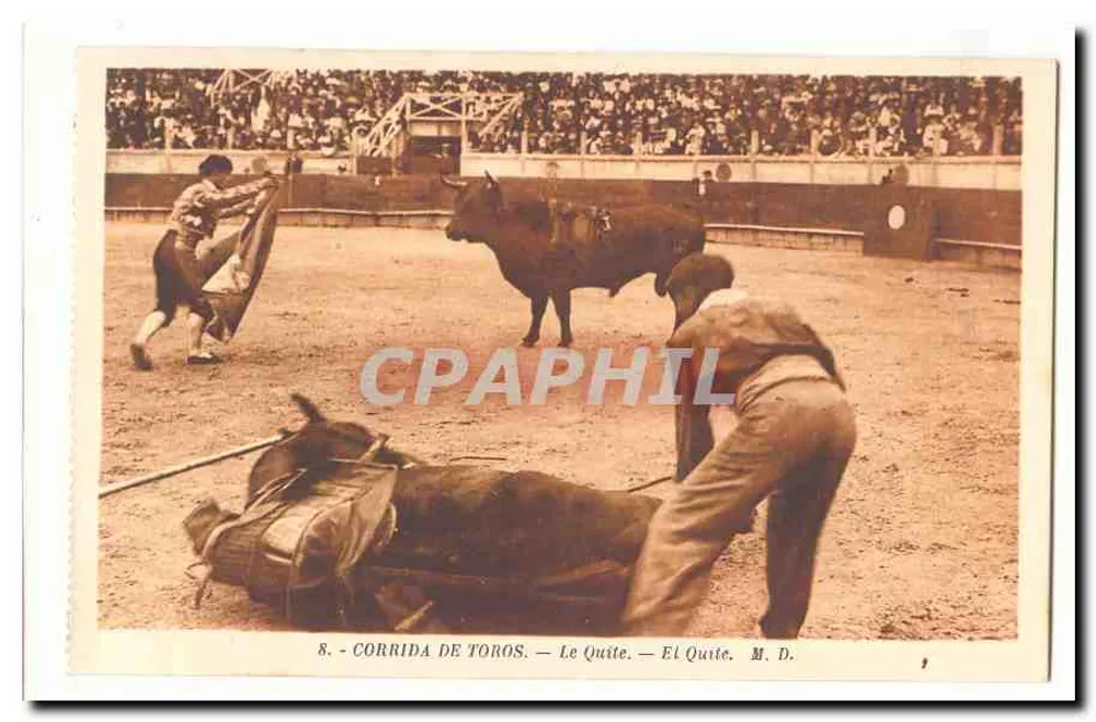 Corrida de touros — Le Quite — M. D. - Frente