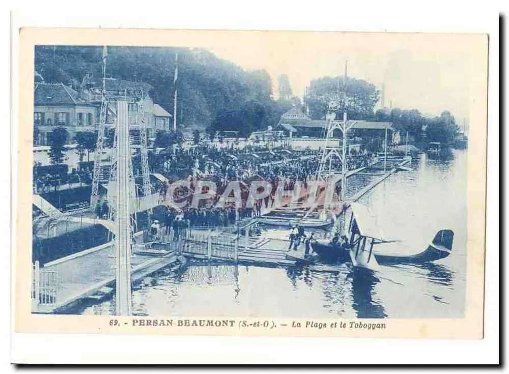 Persan-Beaumont (S.-et-O) — Die Strand und der Rutsche - Vorderseite