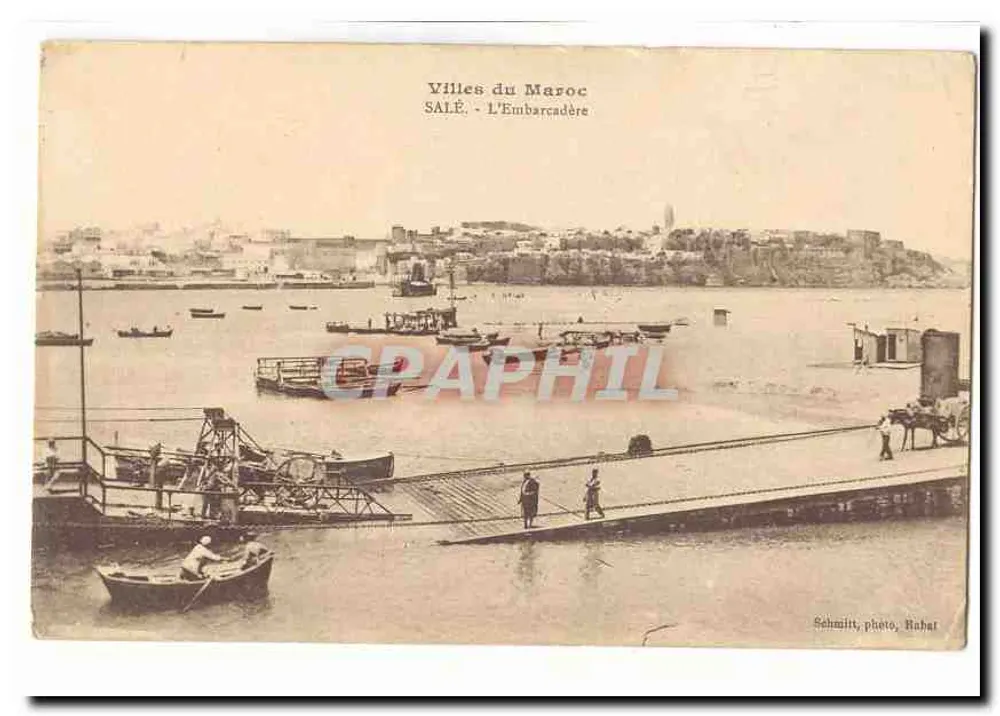 Salé - Der Hafen — Schmitt, Foto, Rabat - Vorderseite