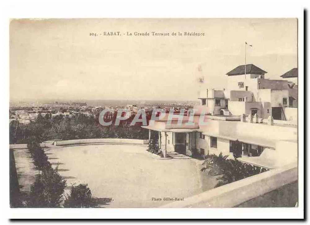 Kabat - Die Große Terrasse der Residenz — Photo Gillet-Ratel, Nr. 204 - Vorderseite