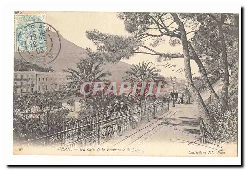 Oran — Ein Stück der Promenade Lélang — Collections ND. Phot. - Vorderseite