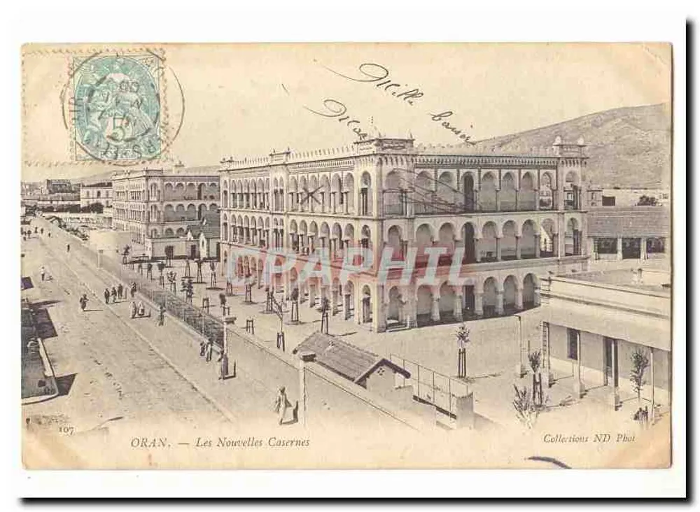 ORAN — Ansicht der neuen Kasernen — Sammlung ND Phot n°107 - Vorderseite