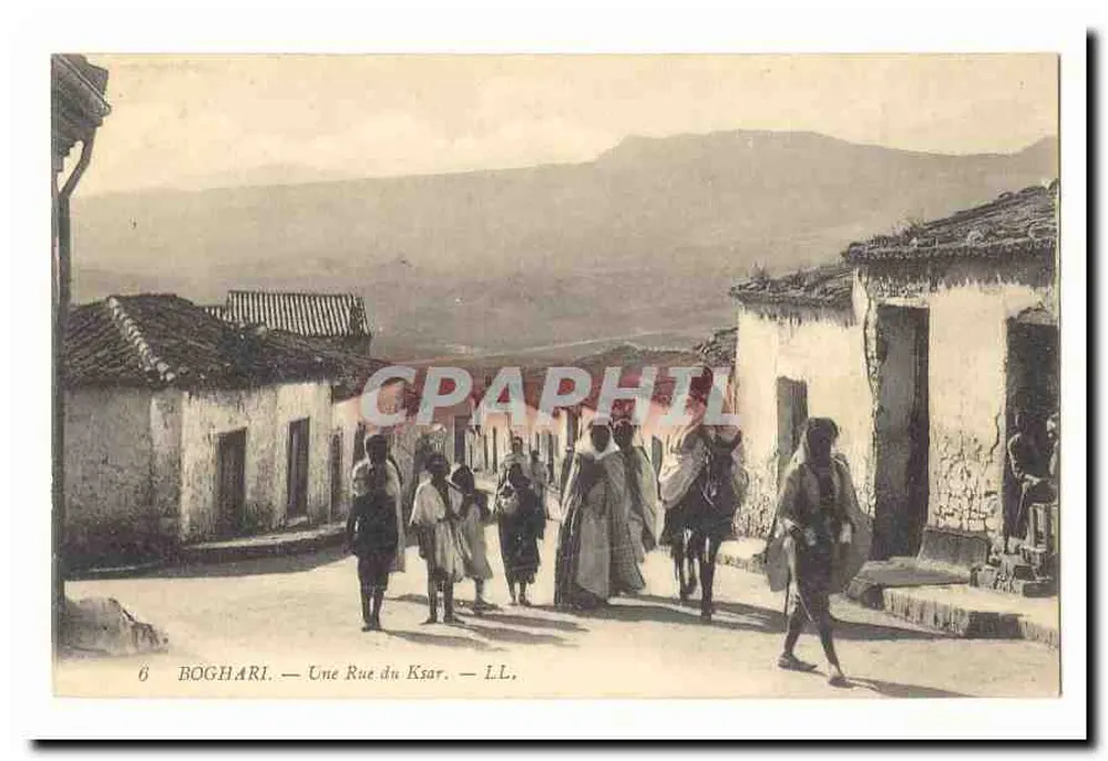 Boghari — Eine Straße des Ksars — L.L. - Vorderseite