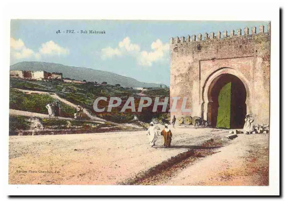 Féz - Bab Mahrouk — Editor Photo Chambron, Fès - Frente