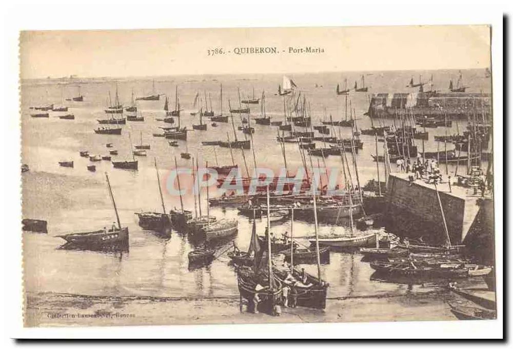Quiberon - Port-Maria — Coleção Laurent & Fionnes, n° 3786 - Frente