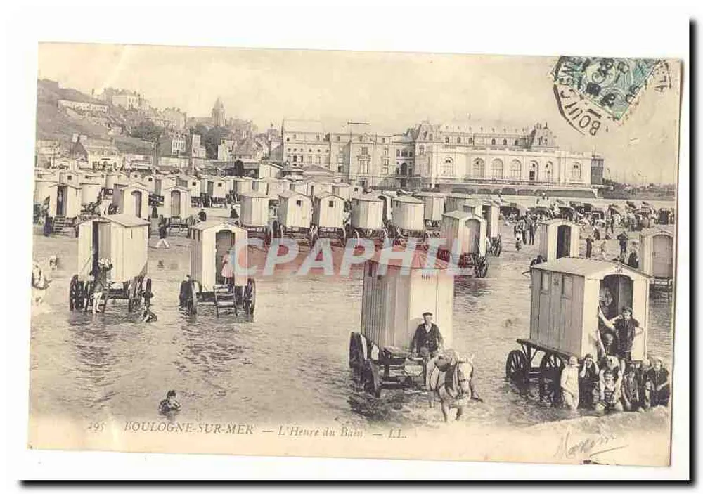 Boulogne-sur-Mer — La Hora del Baño — LL. - Anverso