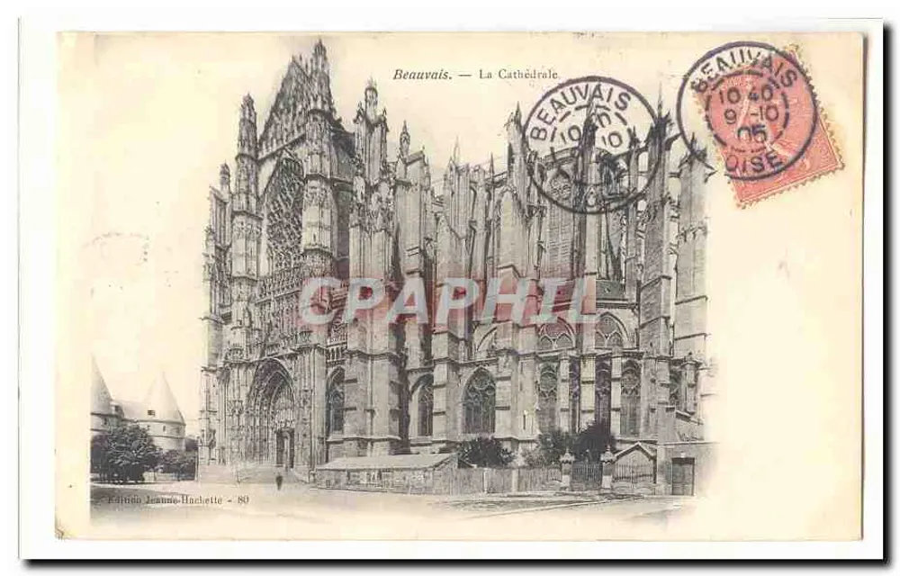 Beauvais — A Catedral — Edição Jeanne Hachette - 80 - Frente