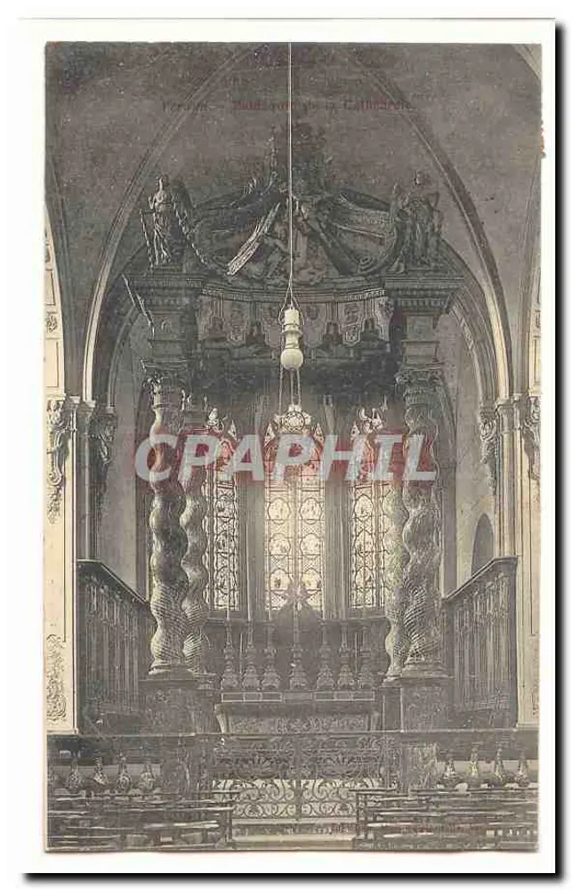 Interior da igreja de São Pedro de Cambrai — vista do altar e do altar — editor anônimo, número de série não visível - Frente
