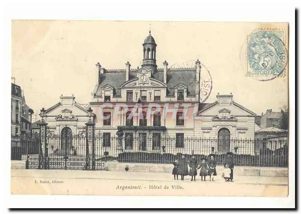 Argenteuil - Rathaus — L. Rahot, Verlag - Vorderseite