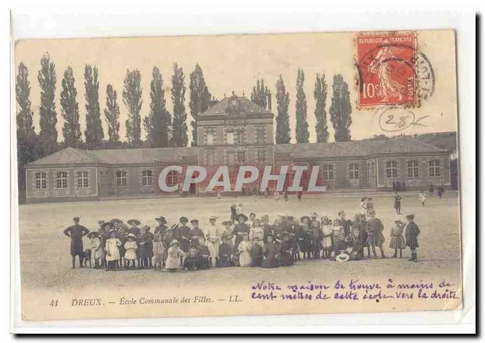 Dreux — École Communale des Filles — LL. n°41 - Recto