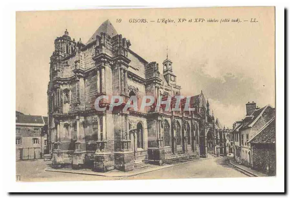 Gisors — Die Kirche, 15. und 16. Jahrhundert (Südseite) — LL. — Nr. 59 - Vorderseite